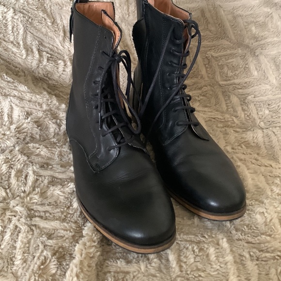 Aigle mens genuine high quality leather military style - Picture 3 of 6